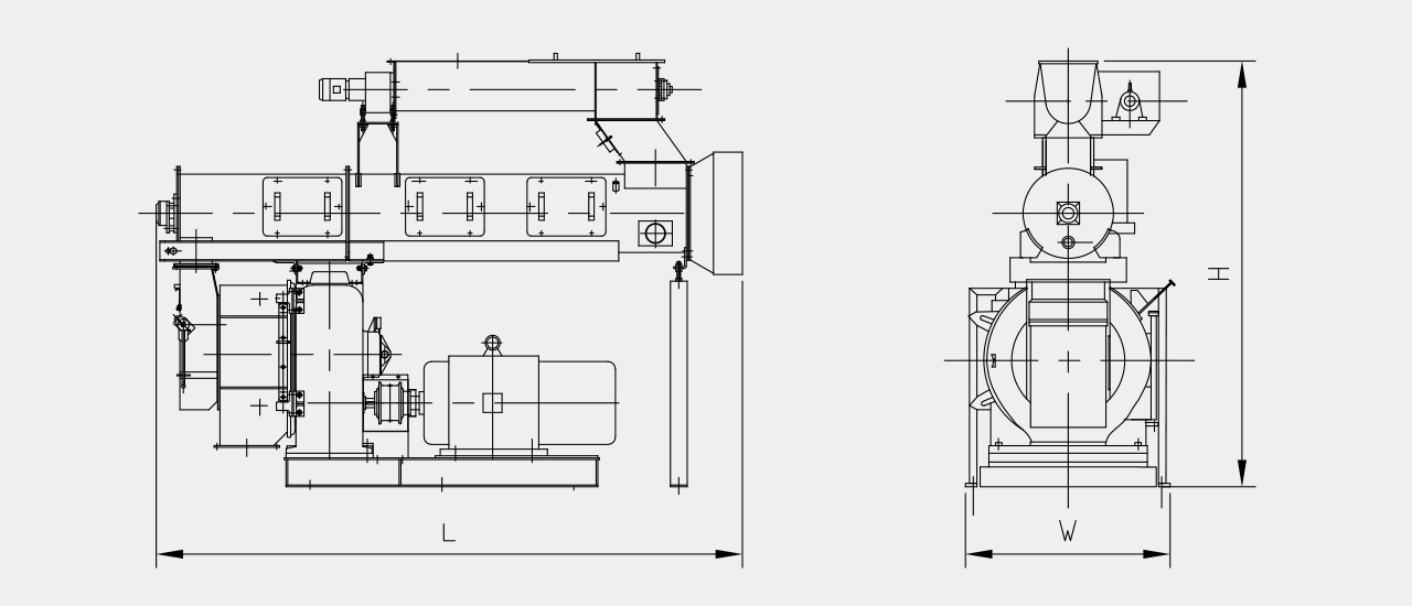 pellet mill drawing
